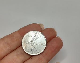 1946-.. République - ITALIA 1961 MICHELANGIOLESCA LIRE 100