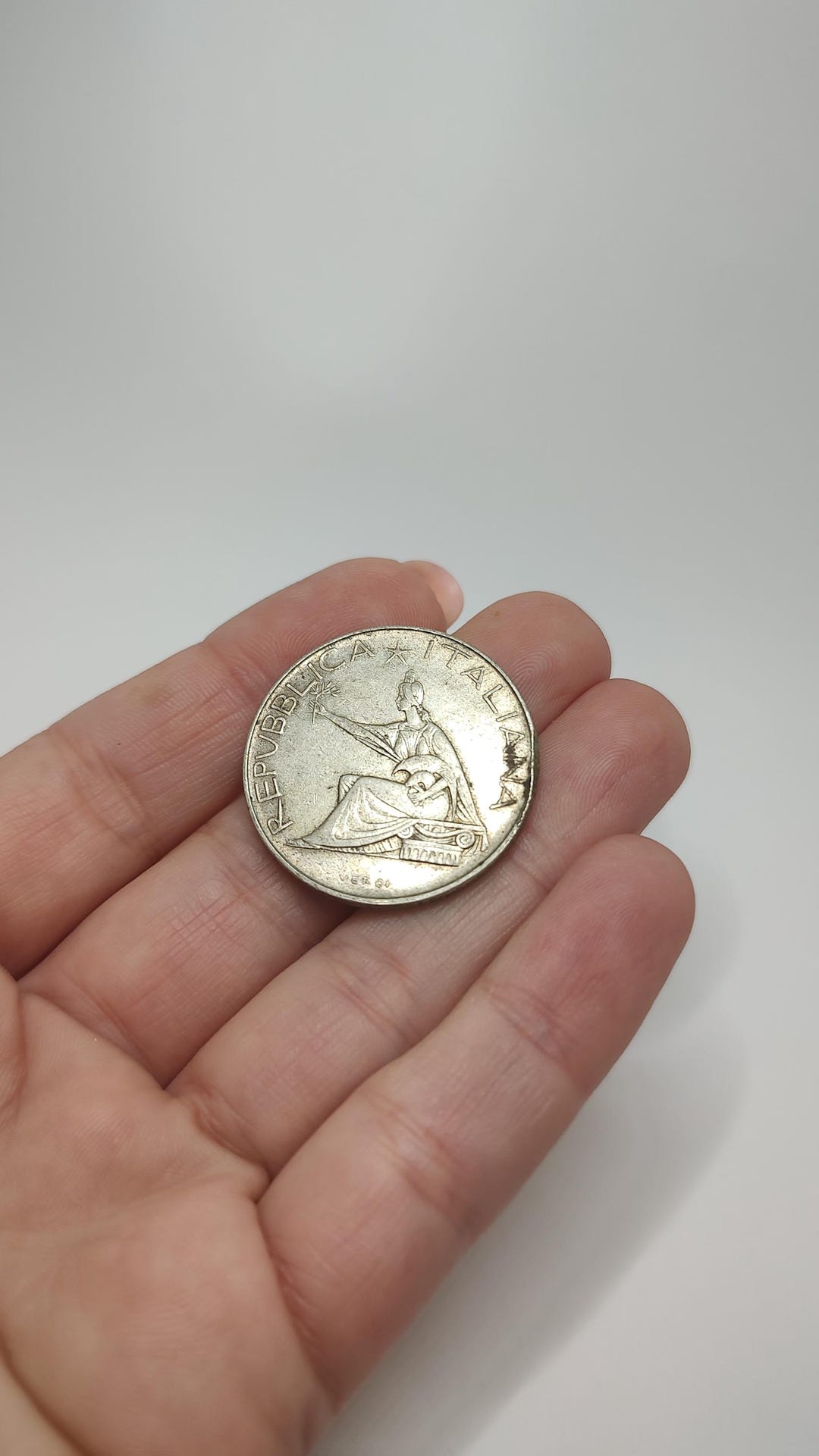 1955年イタリア100リラ硬貨 - コレクター向けヴィンテージ通貨 - Etsy 日本