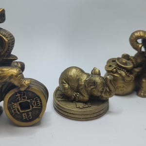 Set Elephants figurine,good luck gift