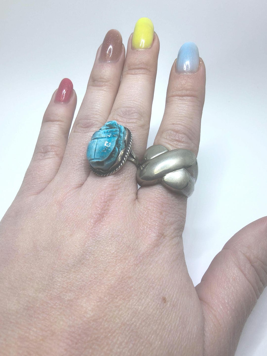 Vintage 925 Sterling Silver Love Knot Ring - Etsy