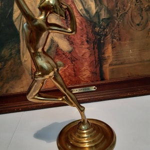 Art Deco Dancing woman sculpture in the style of Hagenauer
