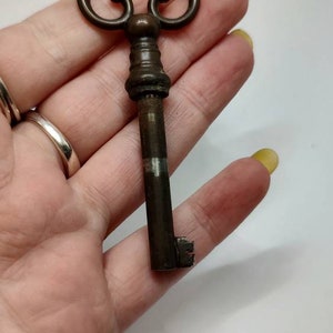 Authentic Old Skeleton Key,antique English Furniture Metal Key - Etsy