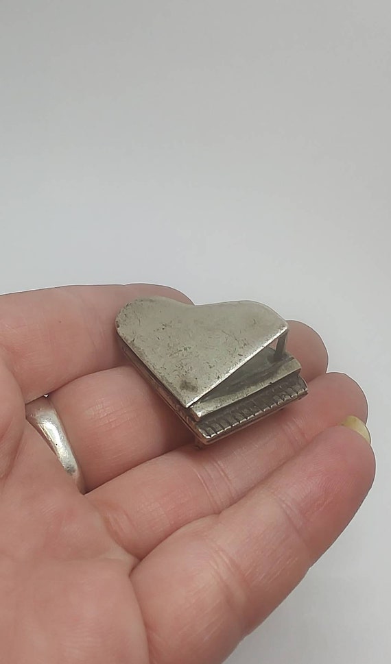 Antique 800 Silver Piano Ornament,antique 800 Silver Piano
