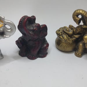 Set Elephants figurine,good luck gift