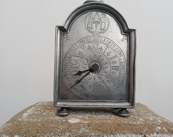 Rare Vintage Mantel clock,Heliocentric Solar System Clock,Hand made clock Piece of Art clock