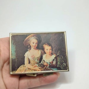 Vintage metal pill box
