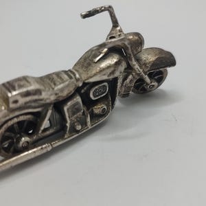 Medusa Oro Sterling Silver Motorcycle Ornament: Signed Italian Collectible