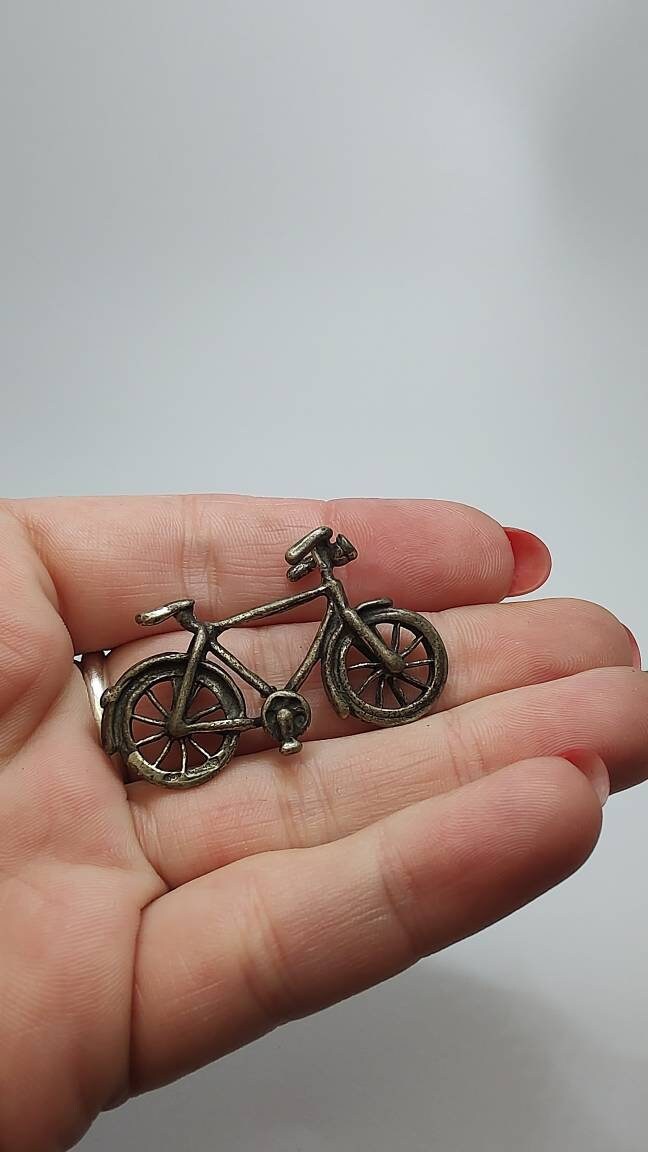アンティーク置物　自転車 アメリカン レトロ 自転車 オブジェ レッド ブリキ 置物 グッド