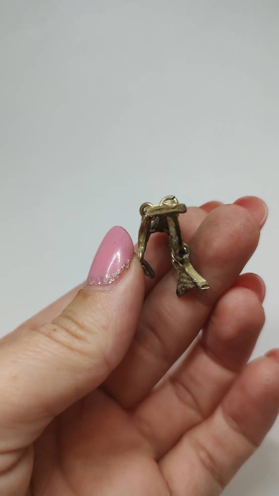 Vintage tropical fish Solid silver articulated Fi… - image 6