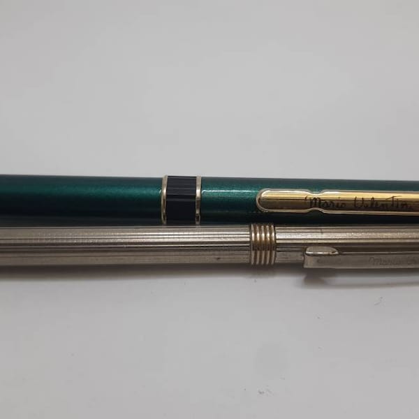 Vintage Mario Valentino Fountain pen and ballpoint pen,Mario Valentino Fountain Pen and Ballpoint Pen Set, Vintage Writing Instrument