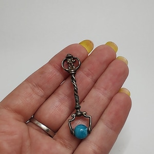 Antique 800 silver baby toy