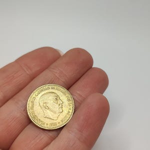 Pièce de collection espagnole de 1 peseta 1966* 75 Francisco Franco