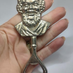 Vintage Sculpture Bottle opener metal beer opener,Collectible Bottle Opener Sculpture Bar Decor Restaurant