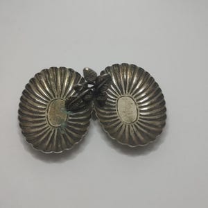 Vintage Designer 800er Silber Muschelformstifttablettverzierung