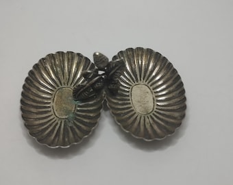 Adorno de bandeja para alfileres con forma de concha de plata de diseño vintage 800
