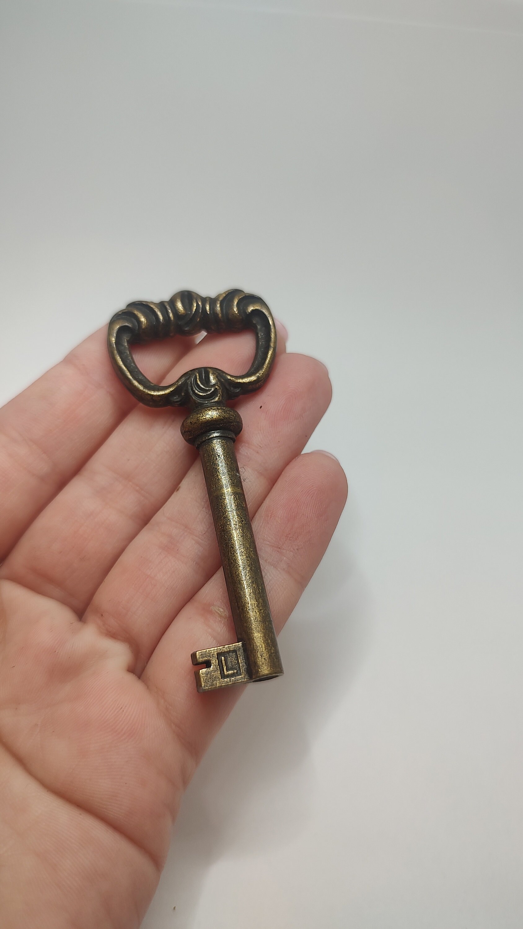 Antique French Brass Ornate Key: Collectible Pendant - Etsy