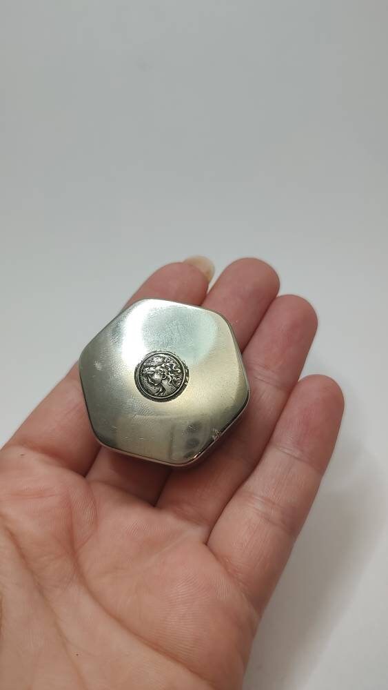メキシコシルバー スナッフボックス ピルケース ビンテージ C 工芸品