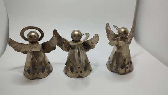 アンティーク 金属製 天使の燭台 3灯 キャンドルスタンド　西洋　美術フィギュア アンティーク 金属製 天使の燭台 3灯 キャンドルスタンド西洋美術