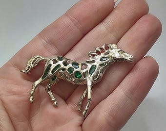 Vintage Signed 925 Sterling Silver Horse Figurine - Etsy
