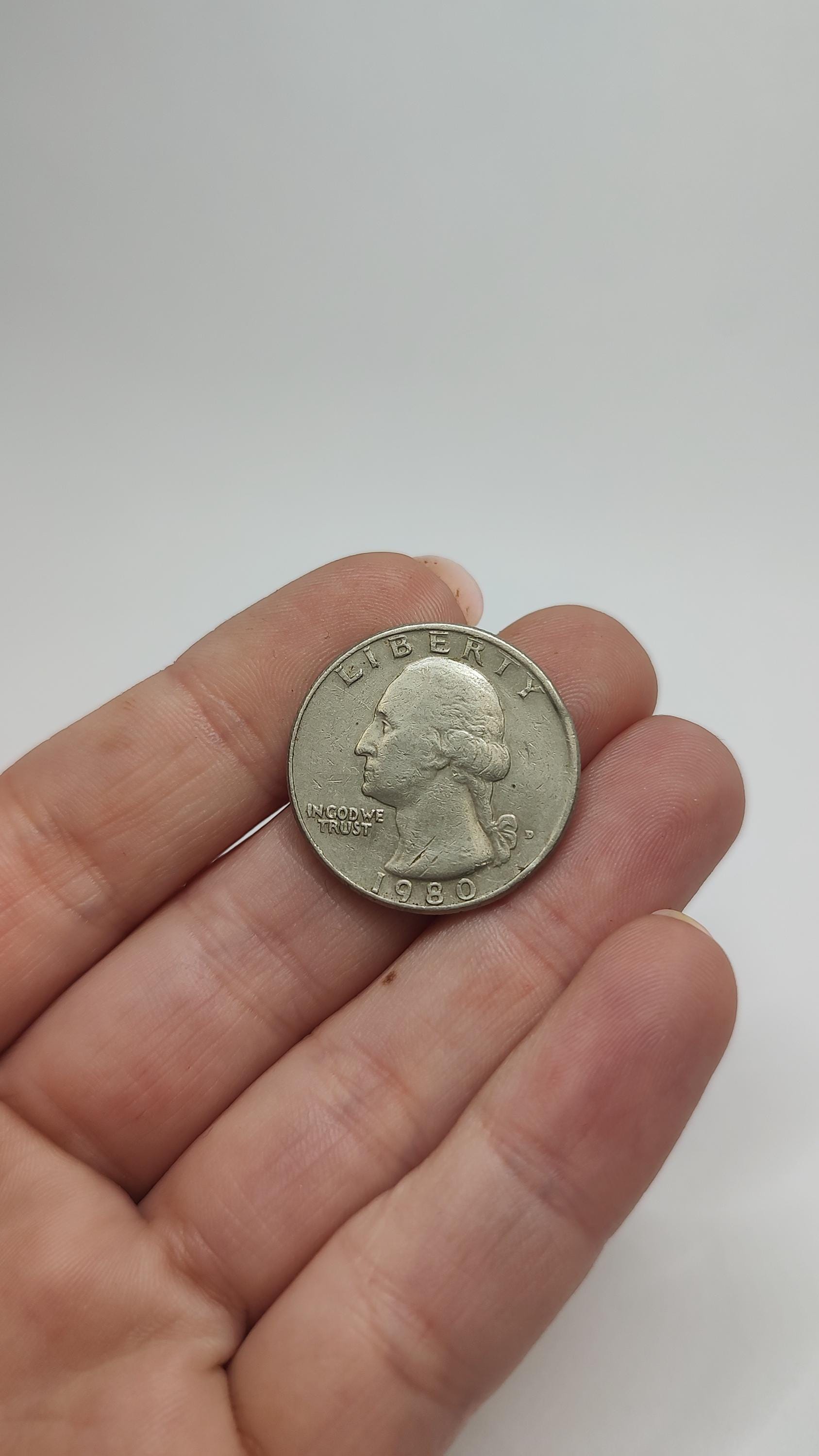 1980 P Washington Quarter RARE! Filled 