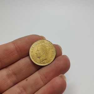 Vintage 1975 Una Peseta, Estrella 80, Pesetas Coin Juan Carlos  collectible spanish coin