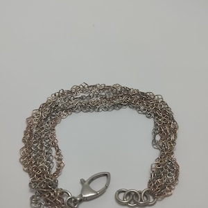 Vintage Italian Sterling Bracelet,vintage 925 multiple chains bracelet