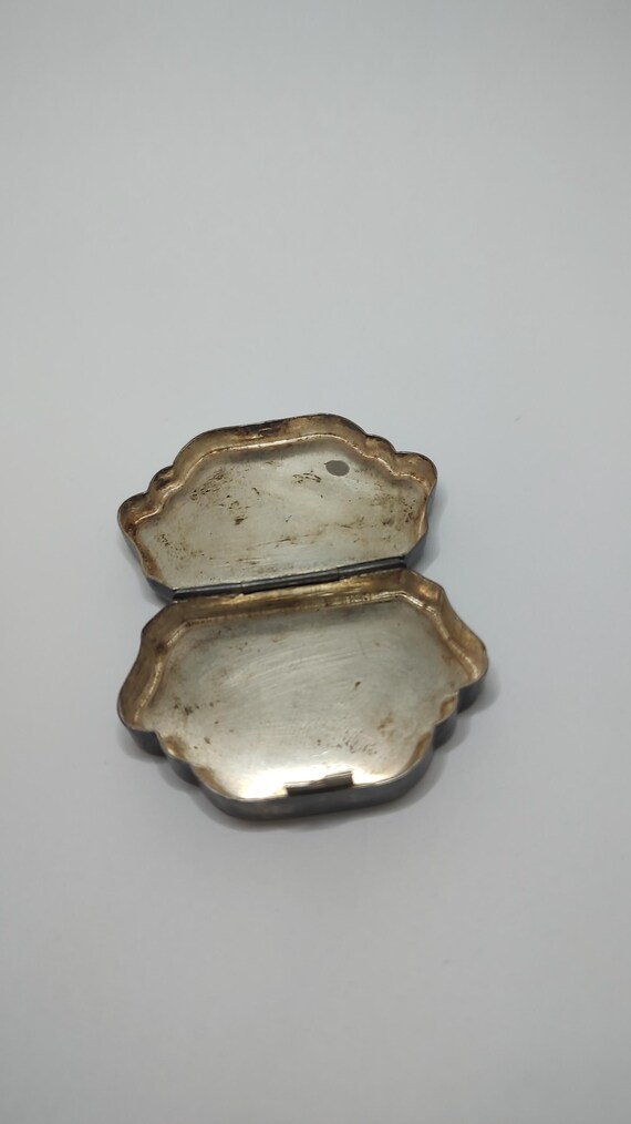 Antique Solid Silver Snuff Box: Neoclassical Cher… - image 8