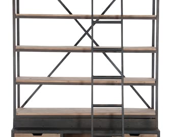 Rack + Ladder 4 shelves 160X45X243 cm