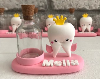 First Tooth party favors, Tooth Fairy Jar, Personalized Tooth Jar, Lost Tooth Jar, First Tooth keepsake, Snayniyeh jar