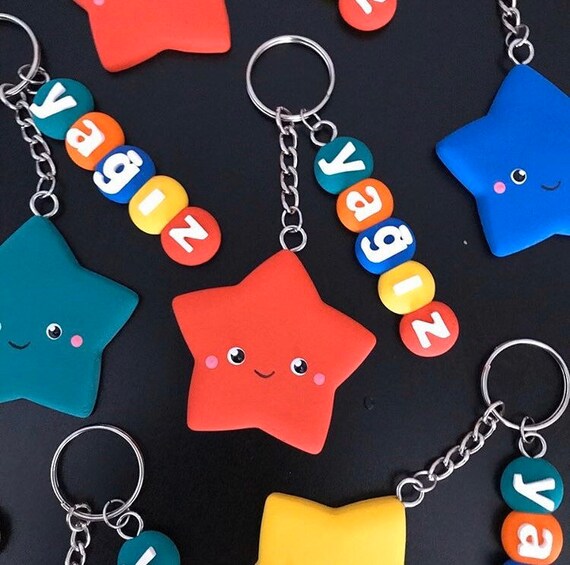 Star keychain favors sale