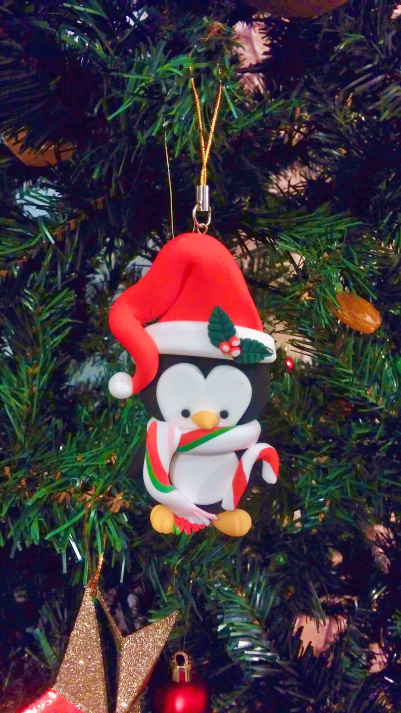 Christmas Tree Ornaments Santa Ornaments Penguin Ornaments Etsy
