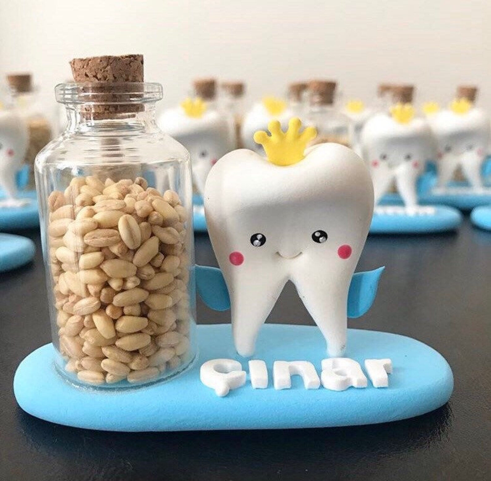 First tooth favors Customized Tooth Jar Tooth Fairy Jar Etsy