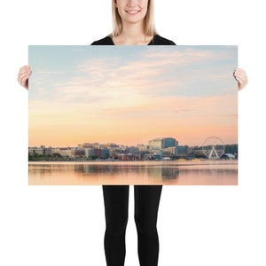 National Harbor, National Wheel, Photography Print, Washington DC print