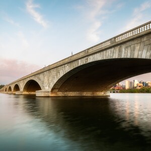 Arlington Memorial Bridge, Washington DC Print, Virginia Photography