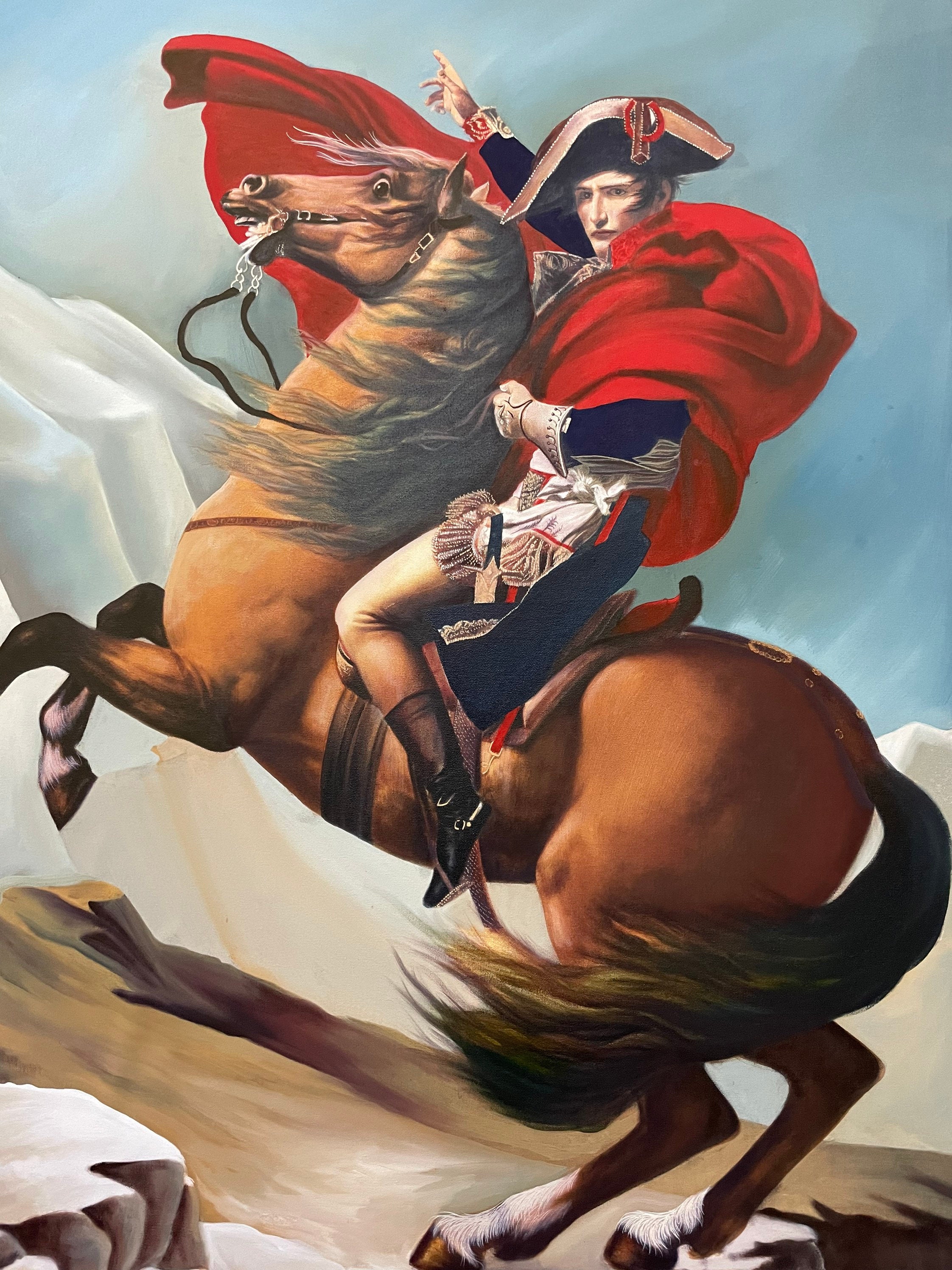 Original Napoleon Bonaparte Painting: Hand Painted on Canvas (36x48 ...