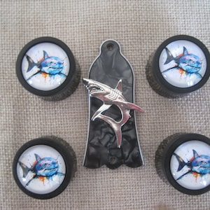 ギターカスタム Ltd Eds スピードコントロールノブとトラスカバーカスタム - ジョーズ...グレートホワイトセット @ カスタム Ltd エディション