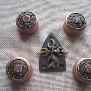 Guitar Custom Ltd Speed Control Knobs & Truss Covers Custom - The Tangier Pink&#39;s Set (Limited Edition 1 of 1 Only)