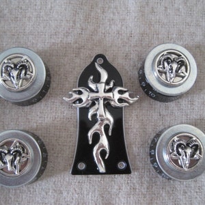 Guitar Custom Ltd Edition. Control Knobs & Truss Covers Custom - The Amen Set @ Custom Ltd Edition.
