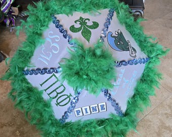 Custumized Tulane Graduation Umbrellas