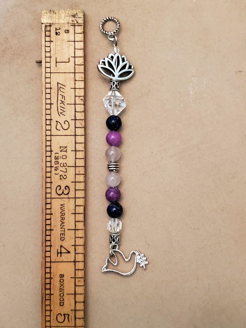 Calm Anxiety Intention Bead Stick Etsy