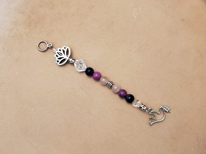 Calm Anxiety Intention Bead Stick Etsy