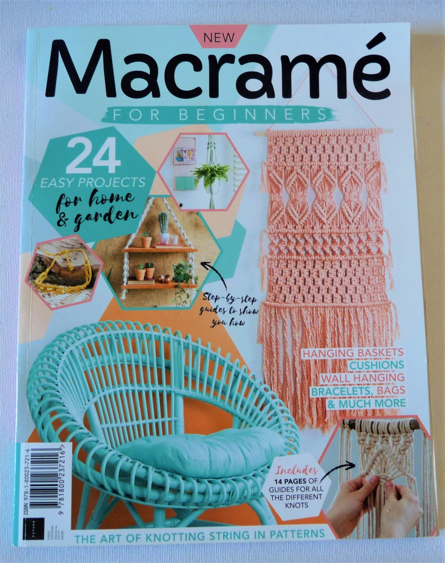 Macramé Book Craft Craft Book for Making Macramé Home Decor Various  Patterns, Colours, Designs 
