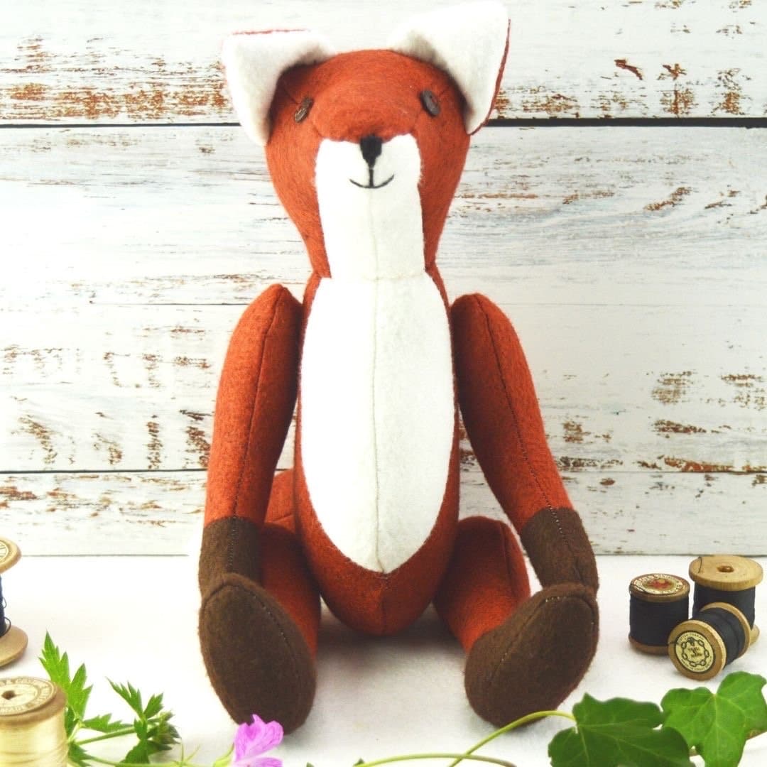 Fox Sewing Pdf Pattern.instant Download. Fox Pattern, Felt Pattern ...