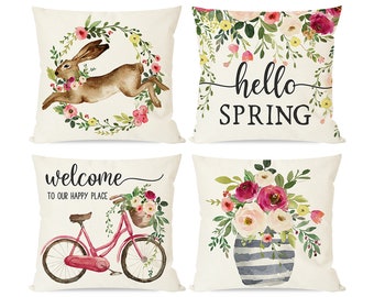 Seasonal Home Square Outside Pillowcase Decorations for Sofa Couch 18 x 18 Inch Cotton Linen Fbcoo Hello Summer Sunflowers Gnome Decorative Throw Pillow Cover Cushion Case Decor Sign Seasonal Home Square Outside Pillowcase Decorations for Sofa Couch 18 x 18 Inch Cotton Linen Fbcoo Hello Summer Sunflowers Gnome Decorative Throw Pillow Cover Cushion Case Decor Sign