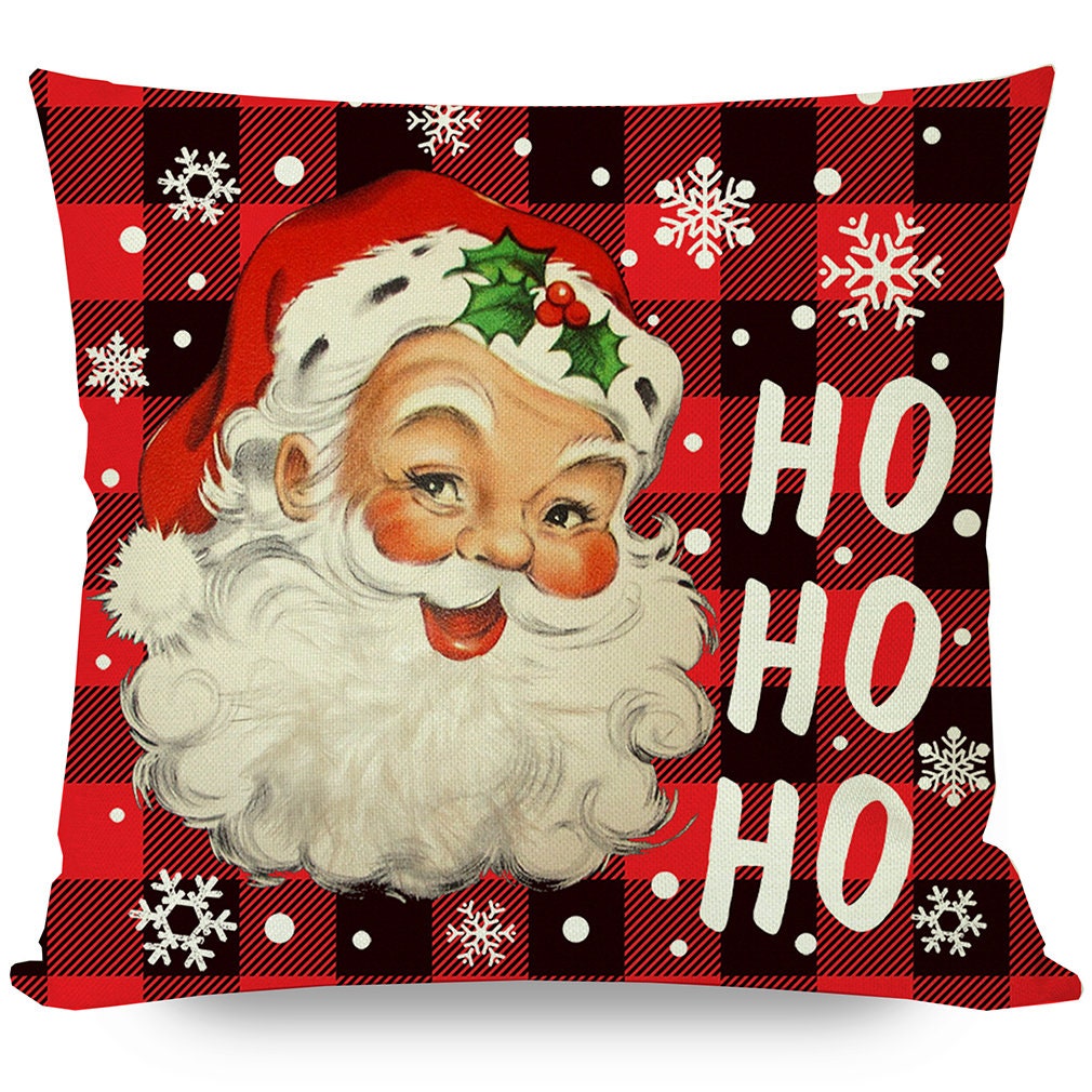 Set of 4 Christmas Pillow Covers 18x18 for Christmas Etsy