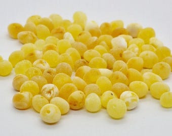 70-560 pcs Baltic Amber Loose Natural Baltic Amber Beads Raw Yolk