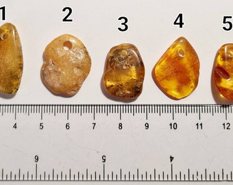 Genuine baltic amber stones / pendants #Pendants07