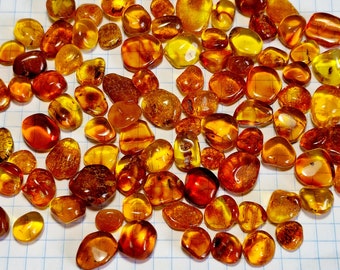 Natural Baltic amber beads / various colors / without holes / 6-10mm / Cognoc,Light Cognoc / Lemon,Honey / Green