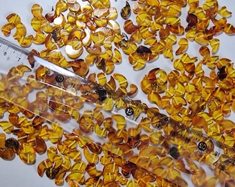 Genuine baltic amber stone / amber nugets 275pcs - 38gr #GR7