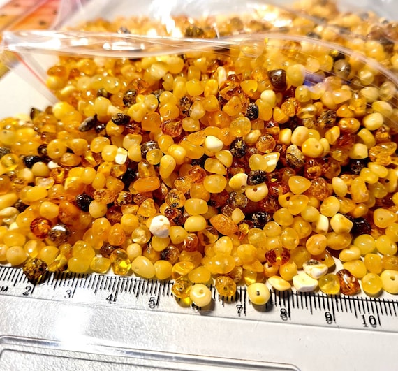110CT Natürlich Honig Baltischer Bernstein Unbehandelt Specimen Grobem